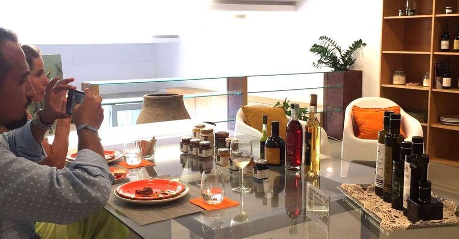 Giardini Naxos, Taormina: Sicilian Tasting Oil Wine Product - A Sicilian tasting built around Etna