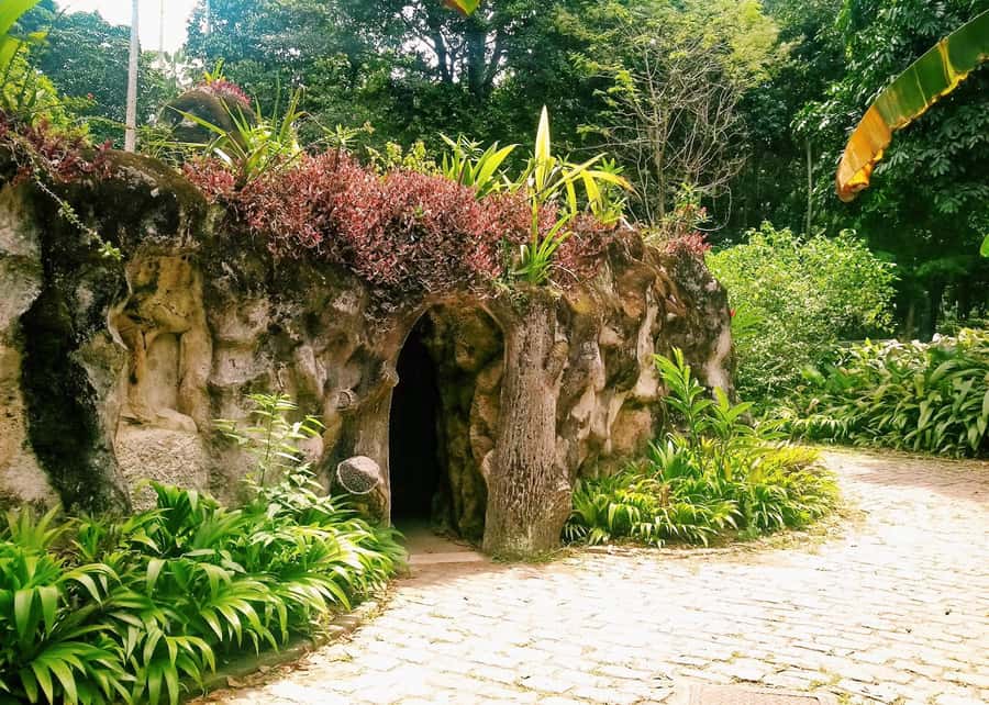 Green Rio: Guided Tour of Botanical Garden and Lage Park - Entering the Botanical Garden beneath Corcovado