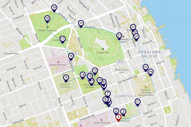 Halifax Churches, Gardens & Graveyards: a Smartphone Audio Walking Tour - Holy Cross Cemetery and the first stories