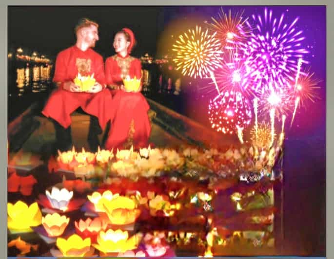 Hoi An Boat Lantern With Release Flower Hoai River At Night - Who will enjoy this most