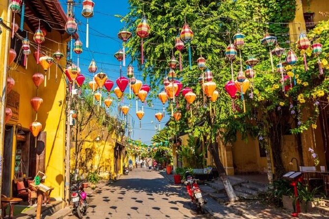 Hoi An City Tour–Boat Ride–Release Flower Lantern on river - Japanese Bridge and the old town walk