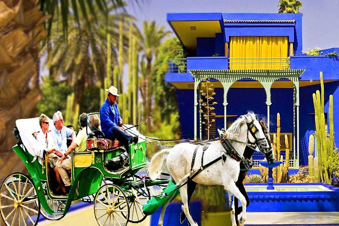 Horse and Carriage Ride with Majorelle Garden - A gentle introduction to Marrakech by carriage