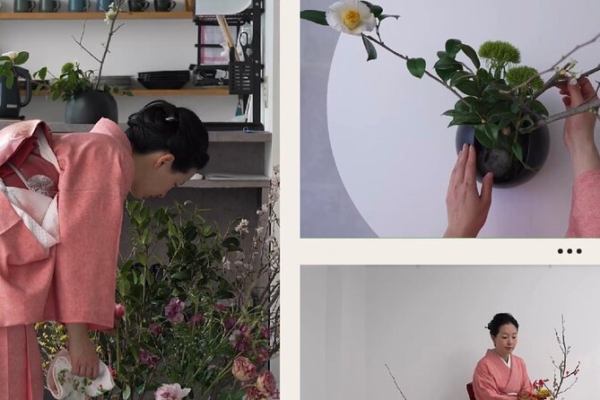IKEBANA experience - Watching the demonstration and making your own arrangement