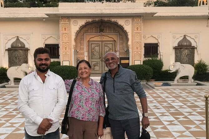 Jaipur Tour with Monkey Temple and Block Print Experience - Jal Mahal from the roadside
