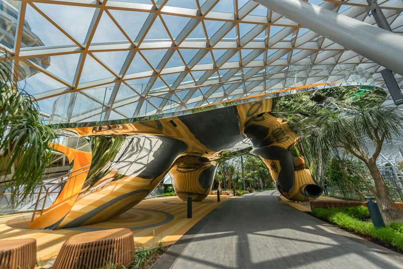 Jewel Changi Airport: Hedge Maze and Canopy Park Ticket - Discovery Slides are best for children who meet the height rule