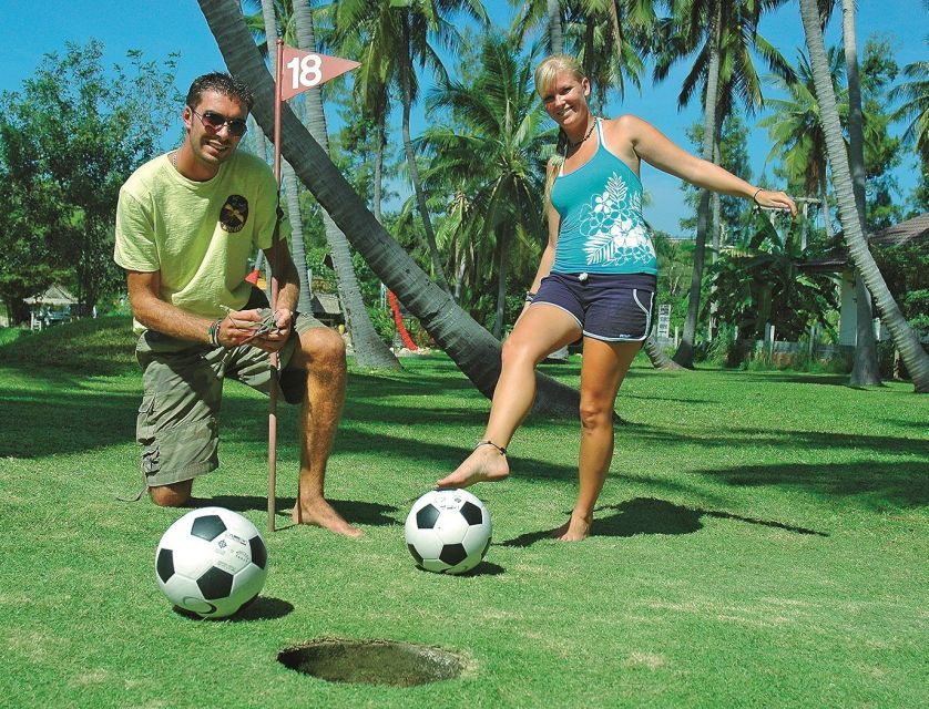 Koh Samui: Football Golf & Botanical Gardens - Holes 1 to 11 through the botanical garden
