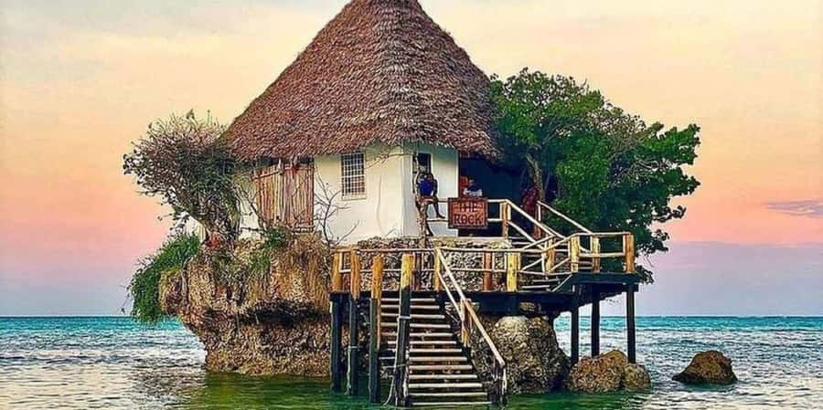 Kuza Cave, Rock Restaurant, Jozani Forest, Clear Kayaking - The Rock Restaurant, Zanzibar’s famous stop