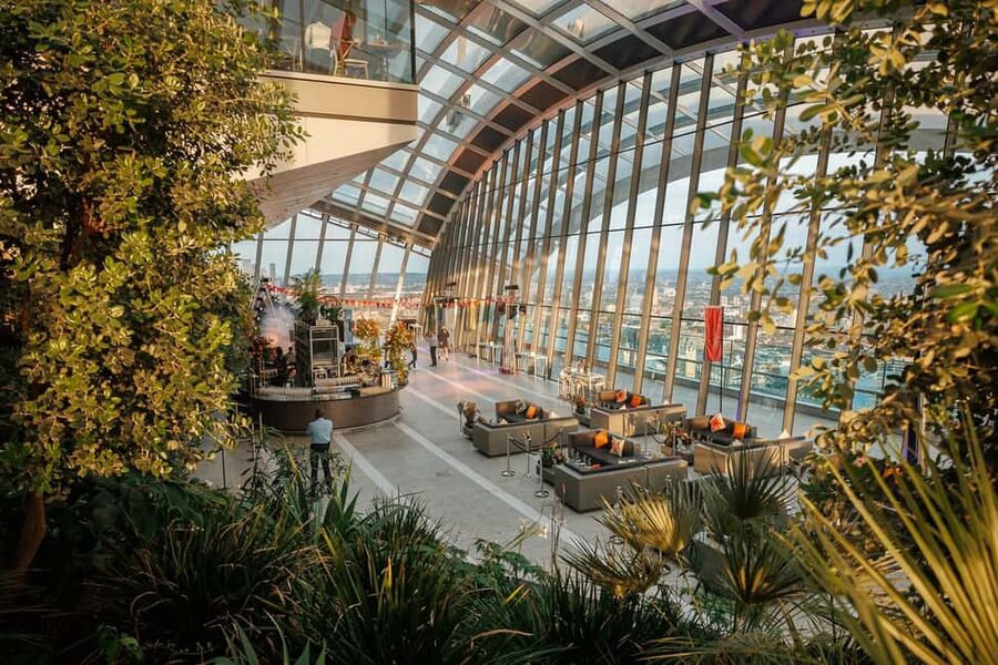 London: Sky Garden Early Access with Pastry and Hot Drink - Starting the morning at London’s Walkie-Talkie building