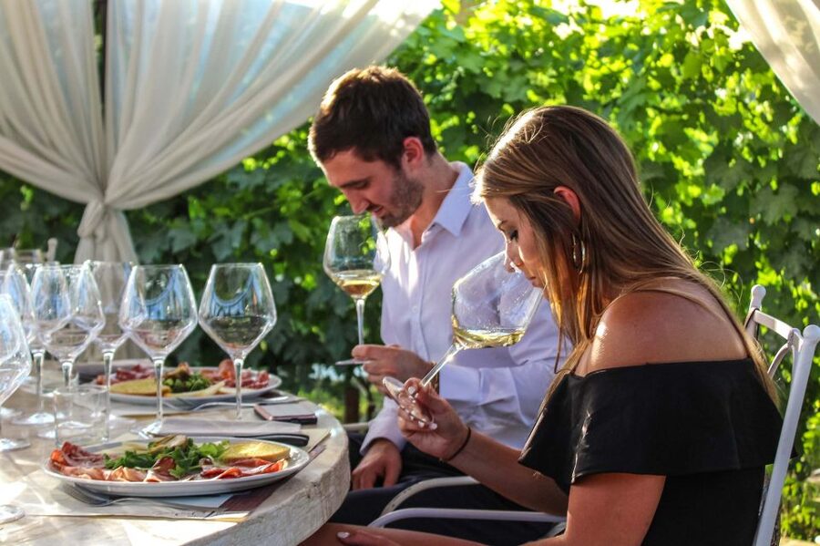 Lunch in the garden and Wine Tasting - Why the views and setting matter