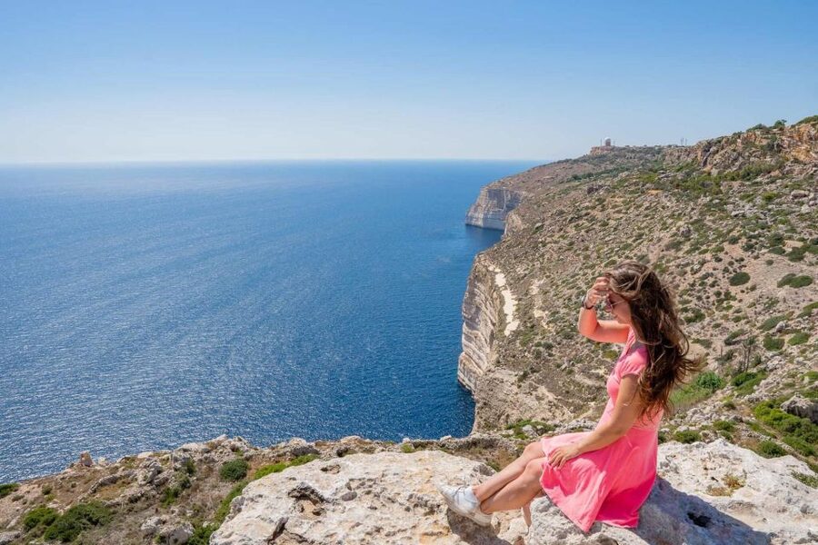 Malta: Mdina, Dingli Cliffs and San Anton Botanical Gardens - Dingli Cliffs and Malta’s western edge
