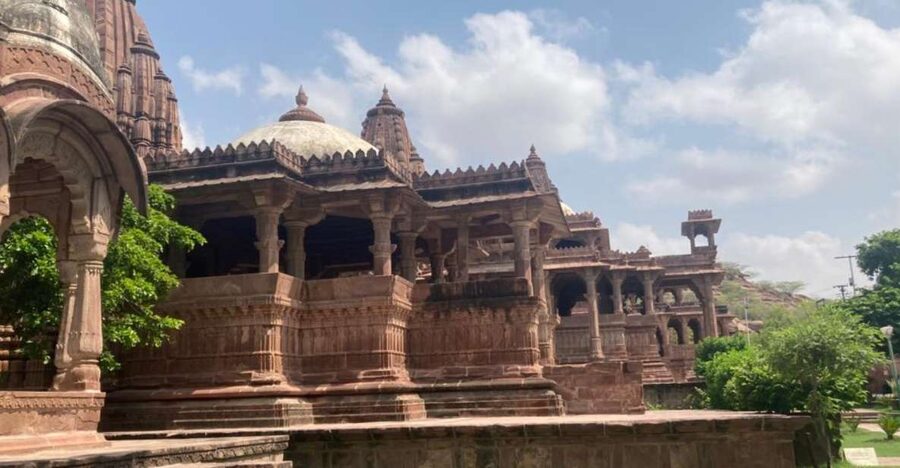 Mandore Garden Guided tour - The royal cenotaph: the tour’s visual centerpiece