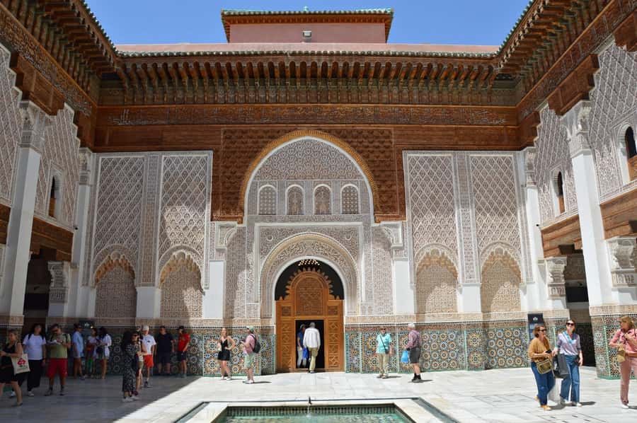 Marrakech: Ben Youssef Medersa, Le Jardin Secret & Souk Tour - Through the medina and Souk Semmarine
