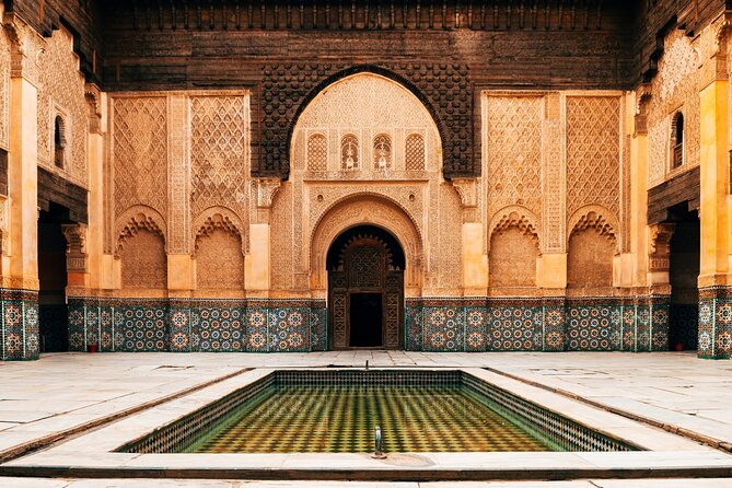 Marrakech: Ben Youssef & Secret Garden & Souks Guided Tour - Le Jardin Secret: a green break inside the Medina
