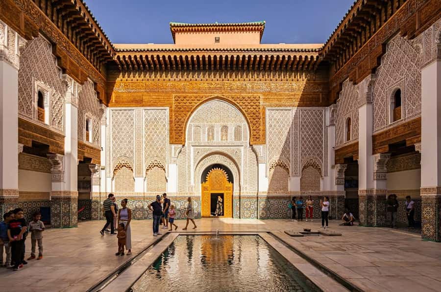 Marrakech: Ben Youssef, Secret Garden, & Souks Walking Tour - Ben Youssef Madrasa rewards careful looking
