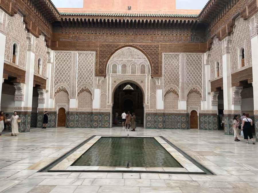 Marrakech: Madrasa Ben Youssef, Secret Garden & Medina Tour - The Secret Garden provides the quietest hour