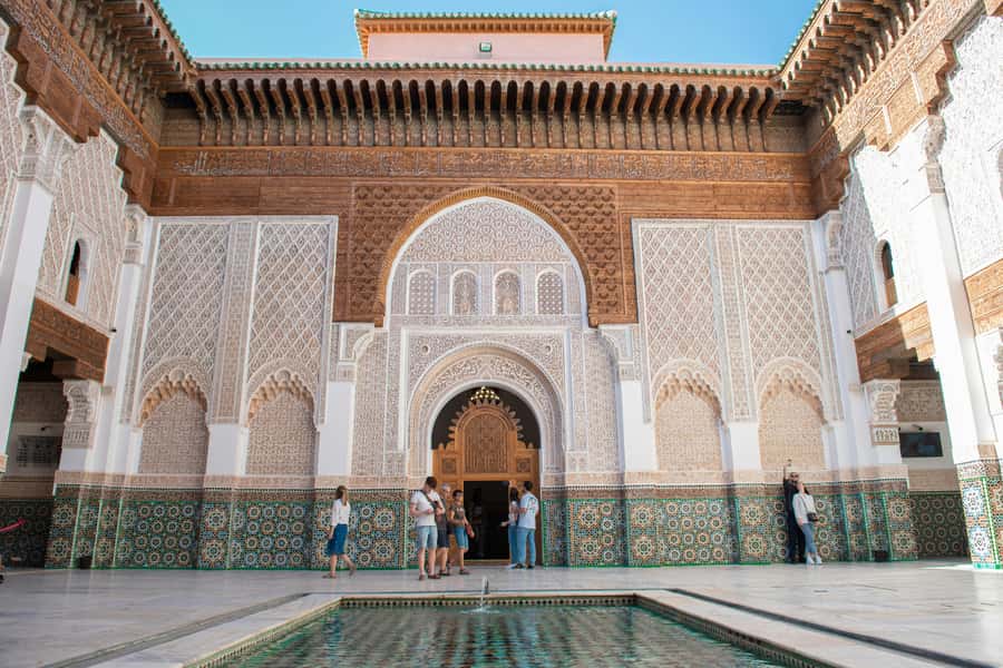 Marrakech: Madrasa Ben Youssef, Secret Garden & Medina Tour - Koutoubia Mosque closes the sightseeing loop