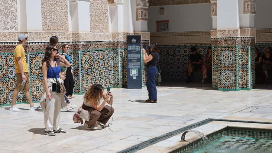 Marrakech: Madrassa Ben Youssef, Secret Garden & Medina Tour - How much walking and standing should you expect?