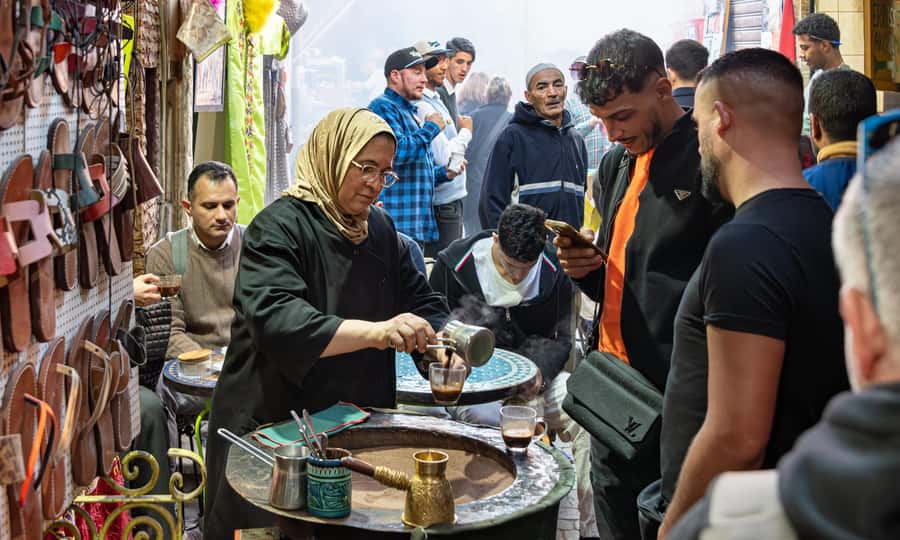 Marrakech: Medina, Souks, Artisans Guided Tour with Mint Tea - Souk El Attarine and the feel of the smaller lanes