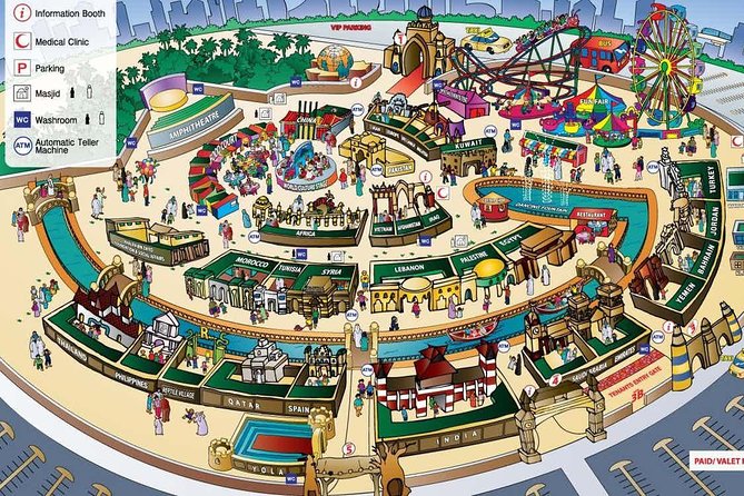 Memorable Evening at Dubai Global Village with Dubai Miracle Garden Visit !! - What the small vehicle adds