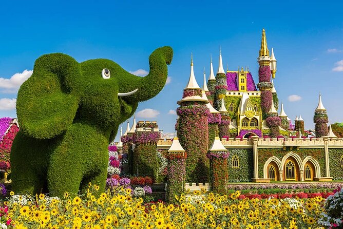 Miracle Garden Admission Tickets with Transfer Options - The Airbus A380 and Other Major Displays