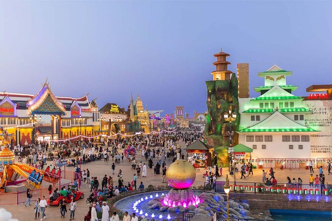 Miracle Garden and Global Village Dubai with transfers - Transport and group size