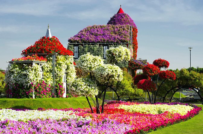 Miracle Garden and Global Village Dubai with transfers - How the timing really works