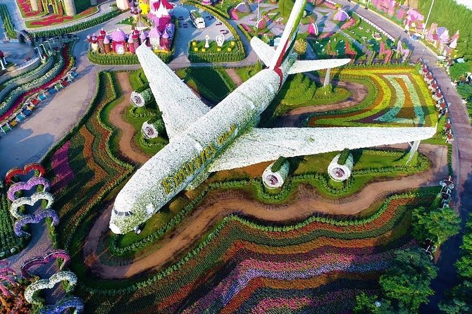 Miracle Garden and Global Village With Entry Tickets & transfers - Two Dubai attractions, one practical evening