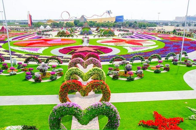 Miracle Garden: Dubai Flora and Fauna 4-Hour Tour - Walking through the flower creations at Miracle Garden