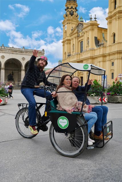 Munich: Old Town and English Garden Rickshaw Tour - Seeing Munich’s Old Town without wearing out your feet
