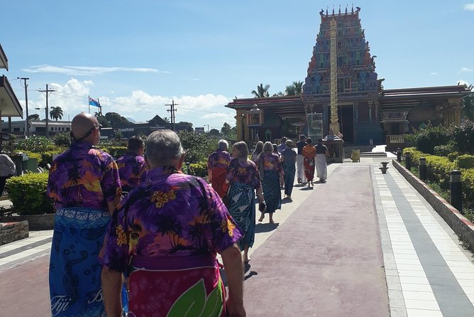 Nadi Sightseeing Including Viseisei Lookout, Village Tour, Garden & Temple Tour - Vuda Point and the bay lookout
