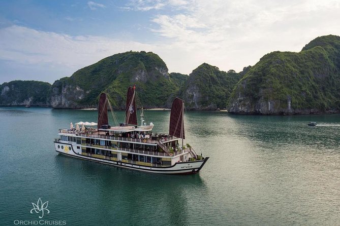 Orchid Cruise Halong Bay 3Days 2Night on 5 Star Cruise - The Cat Ba Island day, from Tai Chi to Viet Hai Village