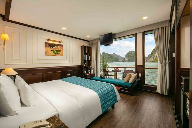 Orchid Cruise Top Notch Cruise into Halong and Lan Ha Bay 2D1N - From Hanoi Old Quarter to Tuan Chau Marina
