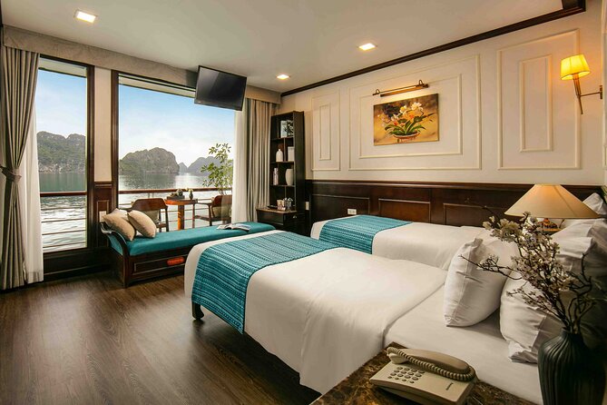 Orchid Cruise Top Notch Cruise into Halong and Lan Ha Bay 2D1N - Returning to Tuan Chau and Hanoi