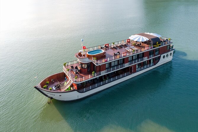 Orchid Premium Cruises Halong Bay 2Days/1Night With 5 Star - Lunch begins while the boat gets underway