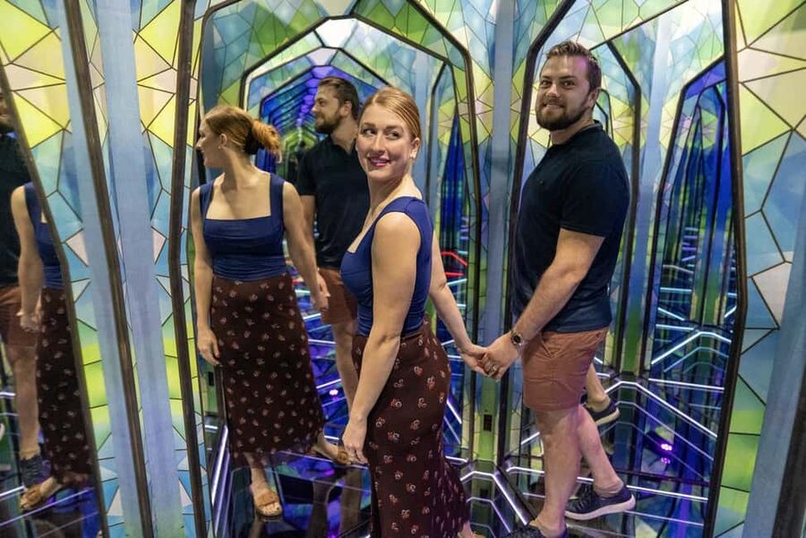 Orlando: Ripley's Mirror Maze Experience - Entering Through the Turnstile