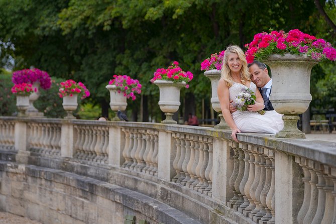 Paris Luxembourg Garden Wedding Vows Renewal Ceremony with Photo Shoot - What the photographer adds