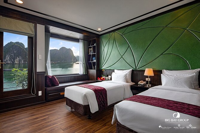 Peony Cruise Luxury Cruise in Halong Bay & Lan Ha Bay (2D1N) - Sunrise Tai Chi and Breakfast on Lan Ha Bay