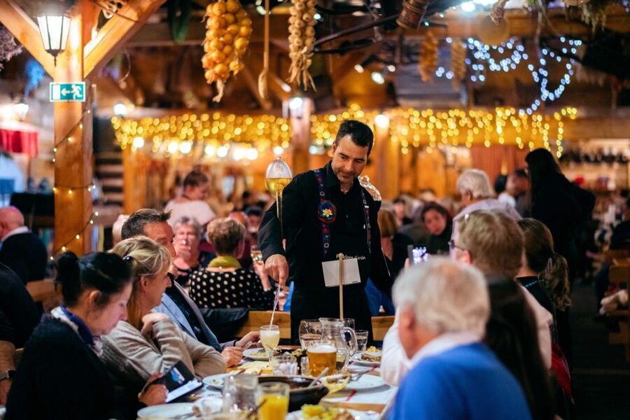 Prague: Evening Folklore Garden Party with Traditional Menu - Vegetarian, chicken, and special meal choices
