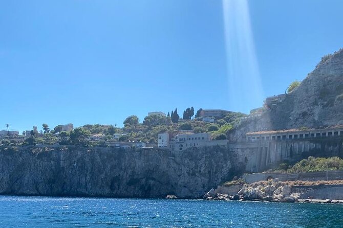 Private boat tour Giardini Naxos Taormina with platter and wine - Isola Bella and the Coast’s Most Famous View