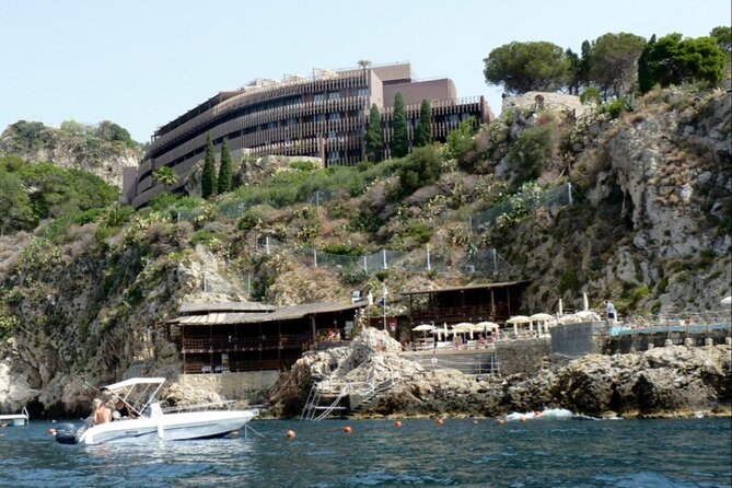 Private boat tour Giardini Naxos Taormina with platter and wine - Caves, Blue Water, and Time to Slow Down
