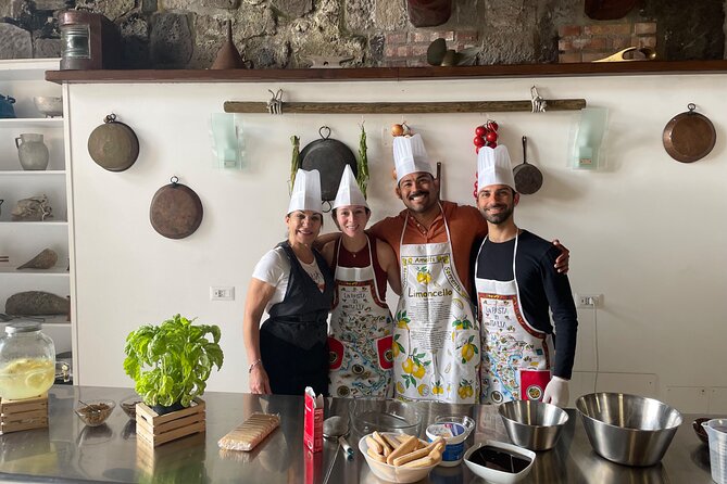 Private Cooking Class in Sorrento & garden visit. - Picking ingredients instead of just watching