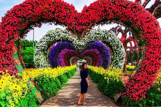 Private Dubai City Tour with Miracle Garden Ticket - Palm Jumeirah and Atlantis show Dubai’s grand scale