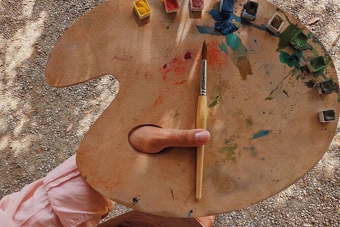 Private painting class on Lake Como shores Bellagio - Painting Lake Como inside Villa Melzi’s gardens