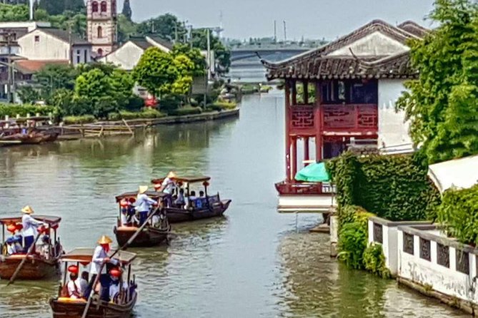 Private Zhujiajiao Ancient Town and Harmony Garden Day Tour with Gondola Ride - A private pickup at 8:30 am