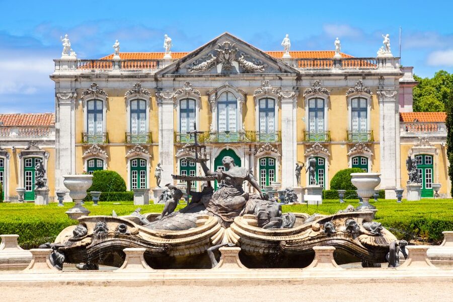 Queluz National Palace & Gardens Ticket - The formal gardens, fountains, and tiled canal