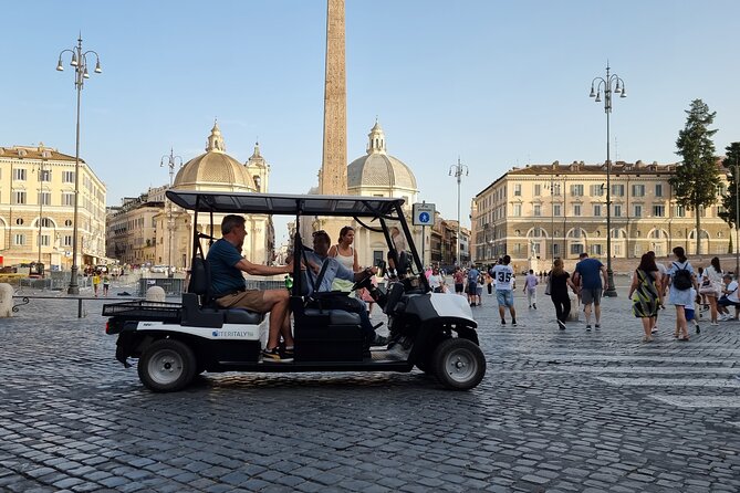 Rome Golf Cart Tour from Villa Borghese Gardens - Trevi Fountain and the Spanish Steps finish the route