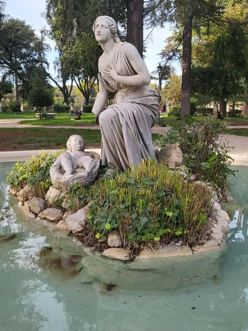 Rome: Golf Cart Tour of the Villa Borghese Gardens - The Water Clock in a Five-Minute Stop