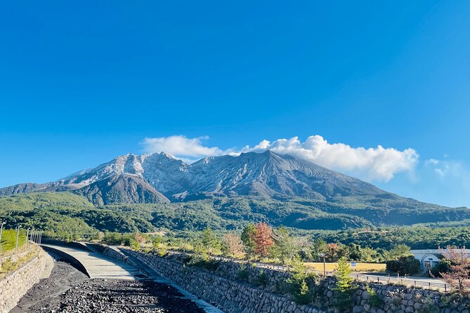 Sakurajima Off Limits Trail Journey with E-bike - The uphill ride toward Nojiri River