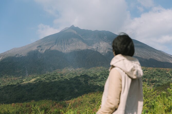 Sakurajima One Day Round Journey with E-bike - Arimura Lava Lookout: old lava, new growth