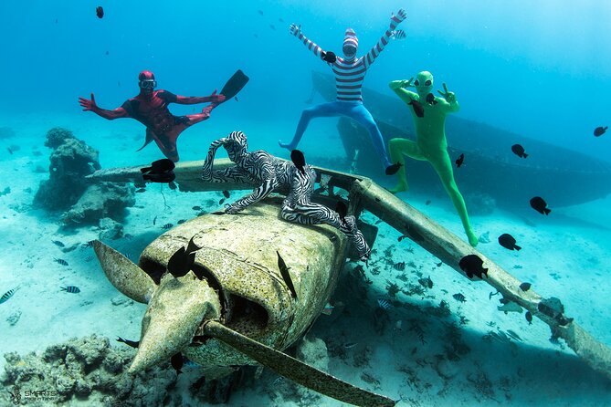 Sea Scooter Snorkel Tour - Lagoon Discovery : Wrecks, Coral Gardens and Tropical Fishies - Learning to use the sea scooter